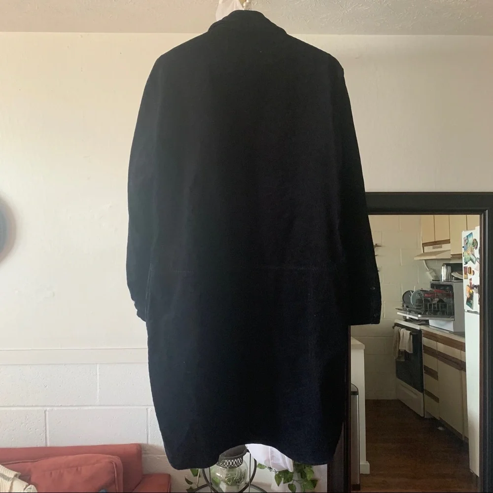 Zara Long Corduroy Overshirt Jacket